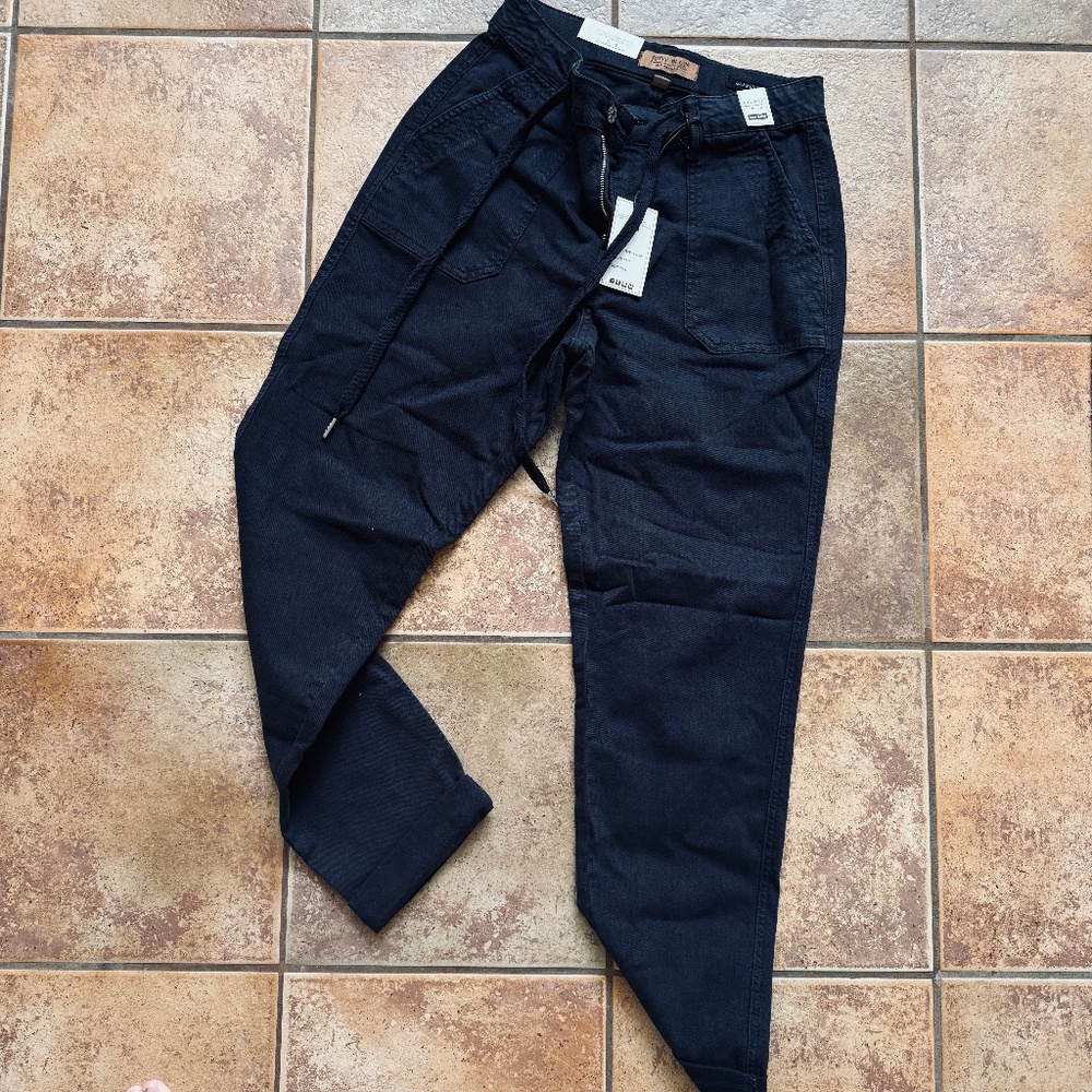 Judy Blue Resa Navy Garment Dyed High Rise Cuffed Jogger 7/28